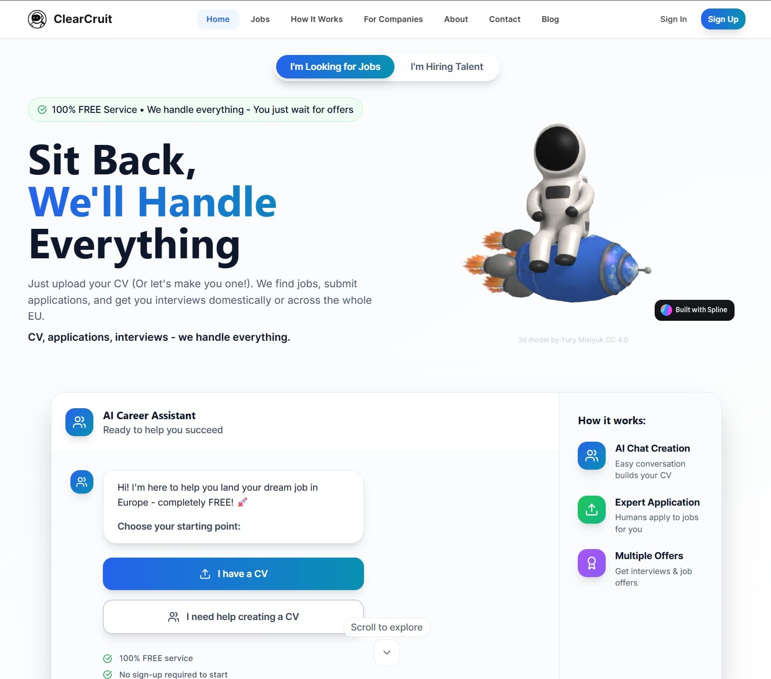 ClearCruit interface